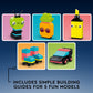 LEGO Classic Creative Neon Colors Fun Brick Box Set 11027, Building Toy to Create a Car, Pineapple, Alien, Roller Skates, and More, Hands-on Learning