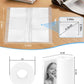 OTJ 12 Rolls Instant Print Camera for Kids Refill Thermal Print Paper Rolls - Photo Album 2.5x3.5 Picture Holder Book Holds 120 Horizontal Photos DIY