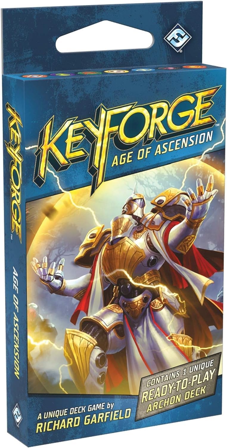 Fantasy Flight Games KeyForge Age of Ascension 1 - Pack Archon Deck Display | Fast-Paced Card Game | Strategy Game for Adults and Teens | Ages 14+ | 2