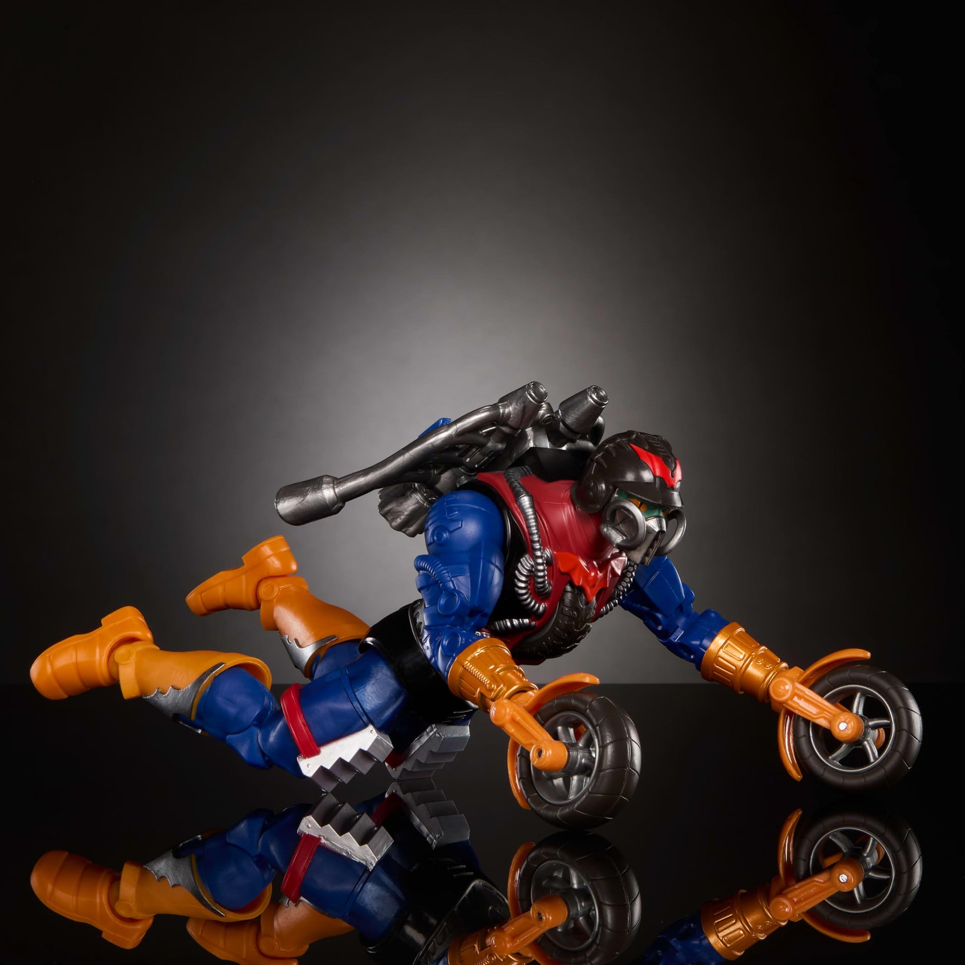 Masters of The Universe Masterverse Action Figure Dragstor New Etheria, 7 Inch Motu Toy, 30 Points Articulation, Wheel & Crossbow & Extra Hand
