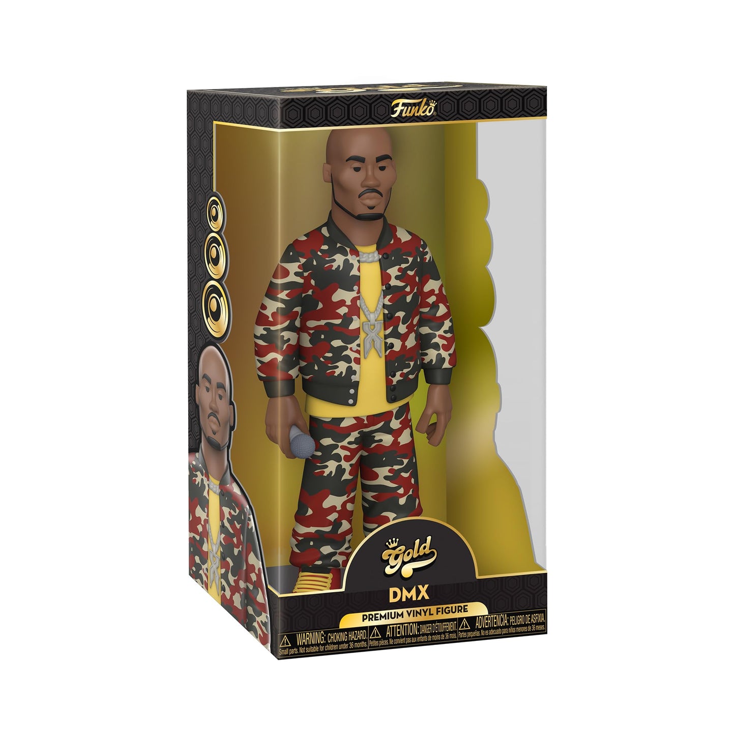 Funko Vinyl Gold 12": DMX - Collectable Vinyl Action Figure - Birthday Gift Idea - Official Merchandise - Ideal for Music Fans - for Your Collection