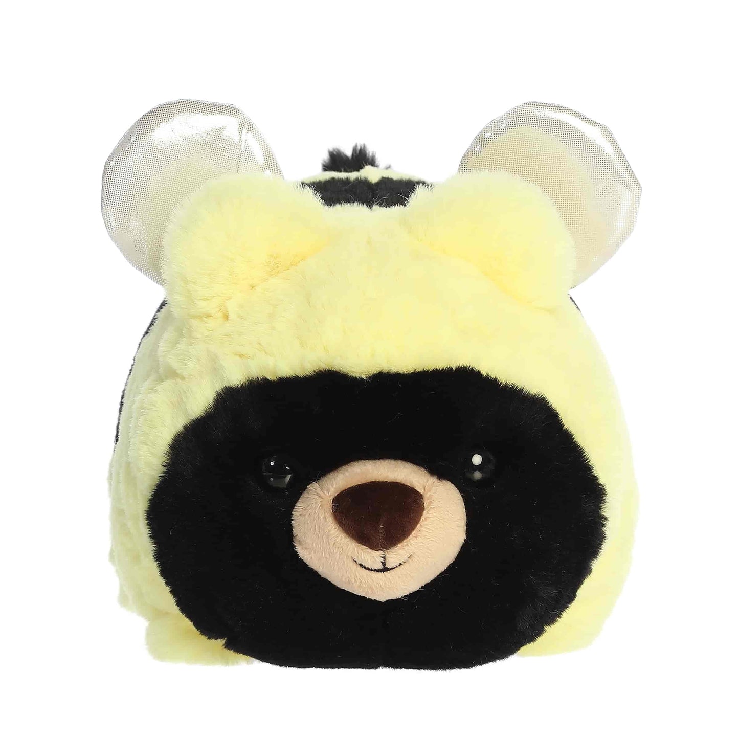 Aurora® Adorable Spudsters™ BAZ Bee Bear™ Stuffed Animal - Round Shape Makes for Comforting Cuddles - Perfect for Kids All Ages and Animal Loving