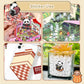 3D House Scene 20 Sets DIY Sticker Therapy for Adult Cute Cartoon Miniature Room Stickers Scene for Relief Stress Pass The Time