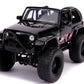 Jada Toys Just Trucks 2007 Jeep Wrangler Black/Pink Camo with Rack 1:24 Die-cast Vehicle
