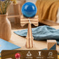 Bamboo Kendama, Traditional Japanese Skill Toy for Kids & Adults(Red&Blue)