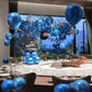 Metallic Blue Balloons 12 inch, Chrome Royal Blue Balloon 100 in a Pack