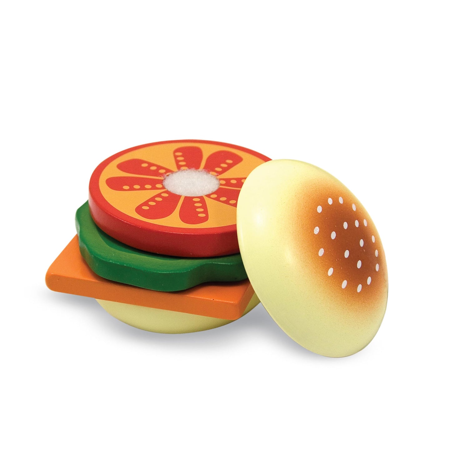 Melissa & Doug Wooden Sandwich-Making Pretend Play Food Set Food Toys for Kids Play Kitchen for Ages 3+