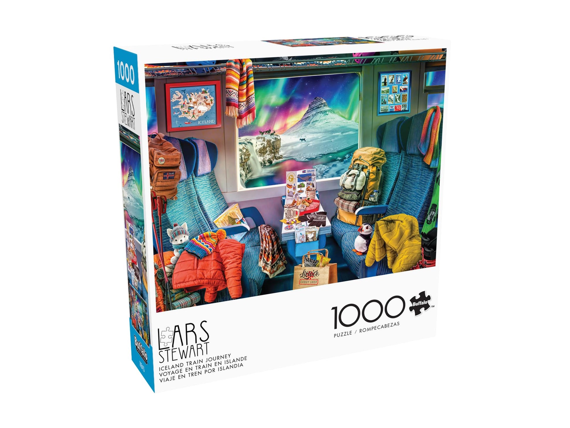 Buffalo Games - Iceland Train Journey - 1000 Piece Jigsaw Puzzle for Adults