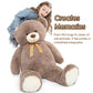 Tezituor Big Teddy Bear,52'' Giant Stuffed Animal Plush Toys for Adults Children,Girlfriend Soft Life Size Bears Plushie Gifts for Valentine