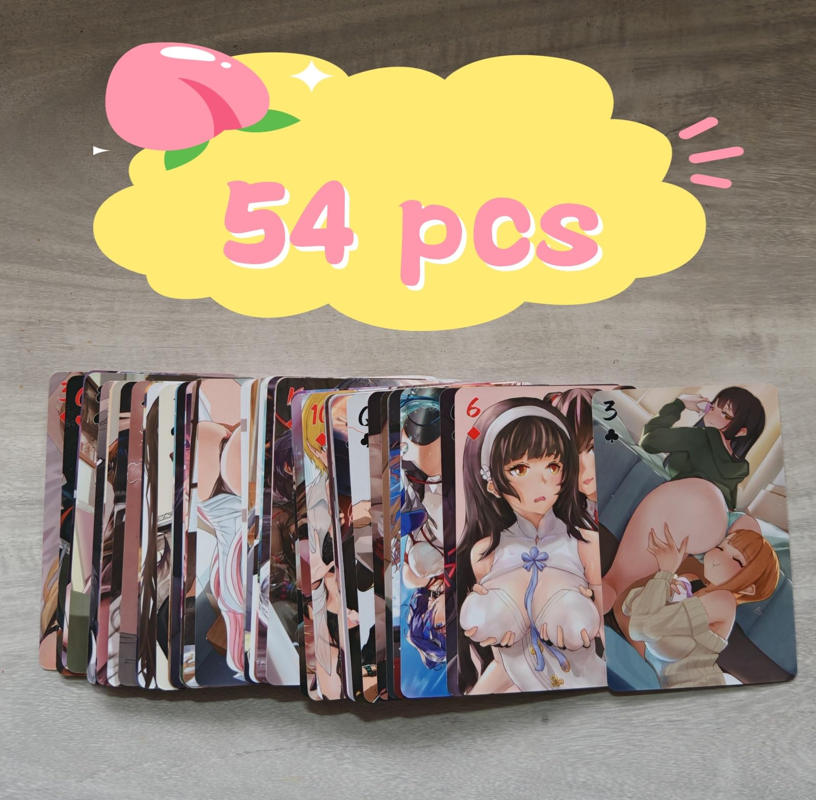 INNAL Explicit Anime Poker Cards - Unleash Your Wild Side with This Hentai Deck of Hentai Playing Cards