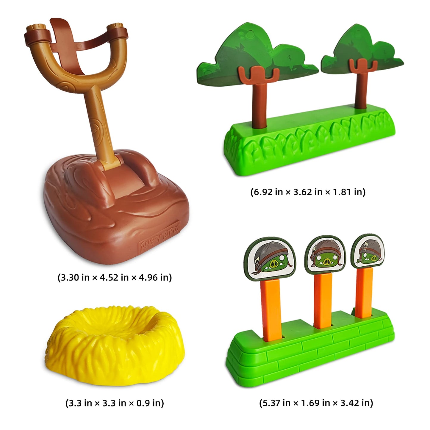 ROLOSO Newly Licensed Angry Birds Toys Playsets Build N’ Launch Construction Brick Assembly Building Blocks Sets Pig City Strike 2 Takedown Space