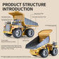 HuiNa Remote Control Dump Truck RC Truck Construction Vehicle Truck Toys with Rechargeable Battery for Toddlers Kids Boys and Girls