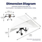 RC Paper Airplane Kit, DIY RC Plane with Gyro Stabilizer (One Battery)