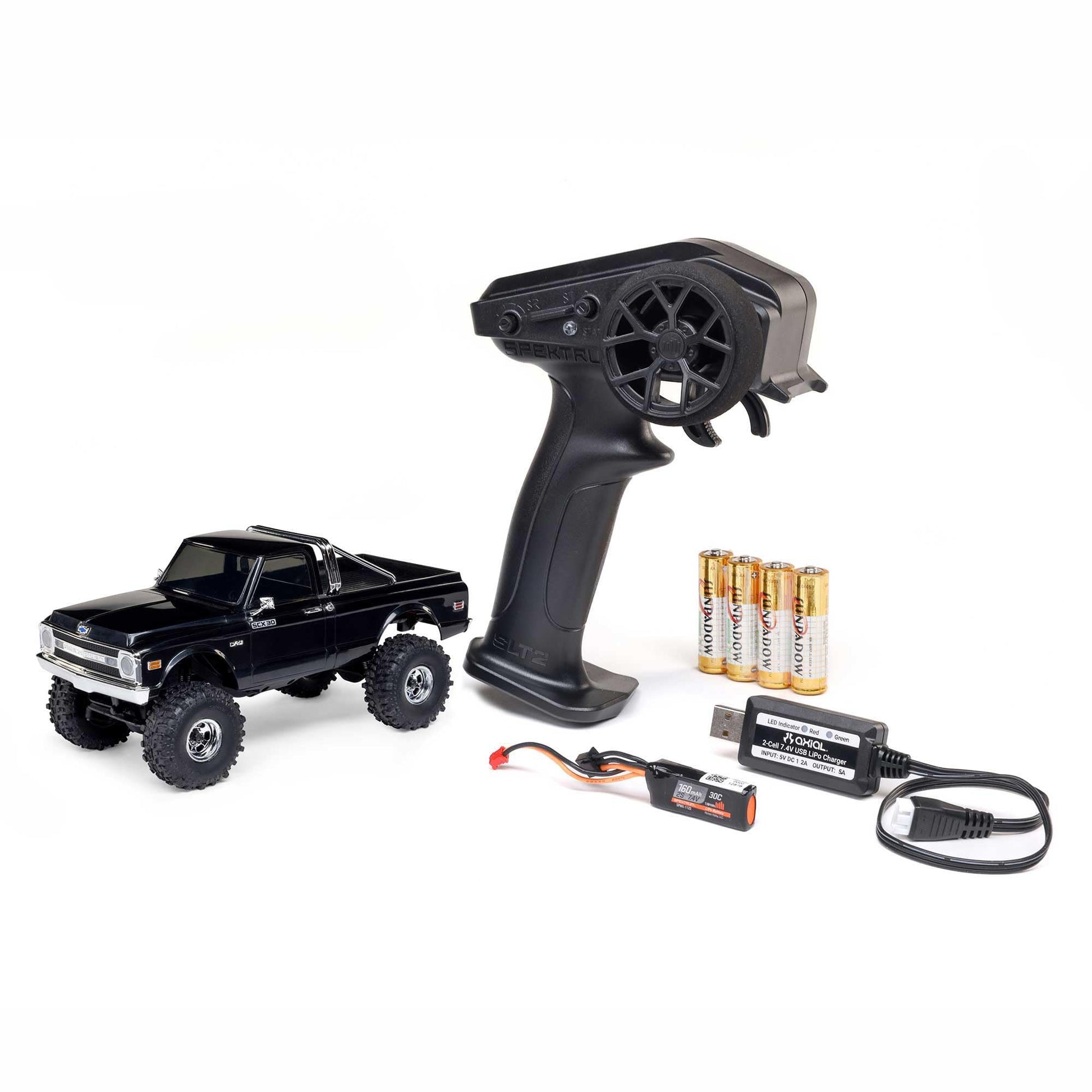 Axial SCX30 Chevrolet K10 4X4 RTR RC Truck 1/30, Black