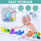 GZHFMUS No Hole Mold Free Baby Bath Toys for Kids Ages 1-3,Water Toys for Babies and Toddlers,Ocean Animal Bath Toys for Bathtub,Shower,Beach