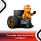 LEGO City F1 Driver with McLaren Race Car Toy - Model Car Building Toy Kit for Kids, Boys and Girls, Ages 6+ - F1 Collectible for Fans - with a Driver