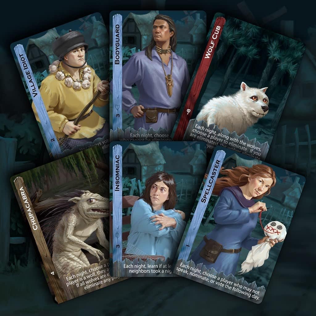 Bezier Games Ultimate Werewolf | Villagers vs Werewolves Hidden Role Mystery for Large Groups | Social Deduction with Bluffing and Moderator-Led Play