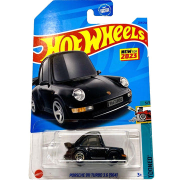 Hot Wheels Porsche 911 Turbo 3.6 (964), Tooned 5/5 (Black)