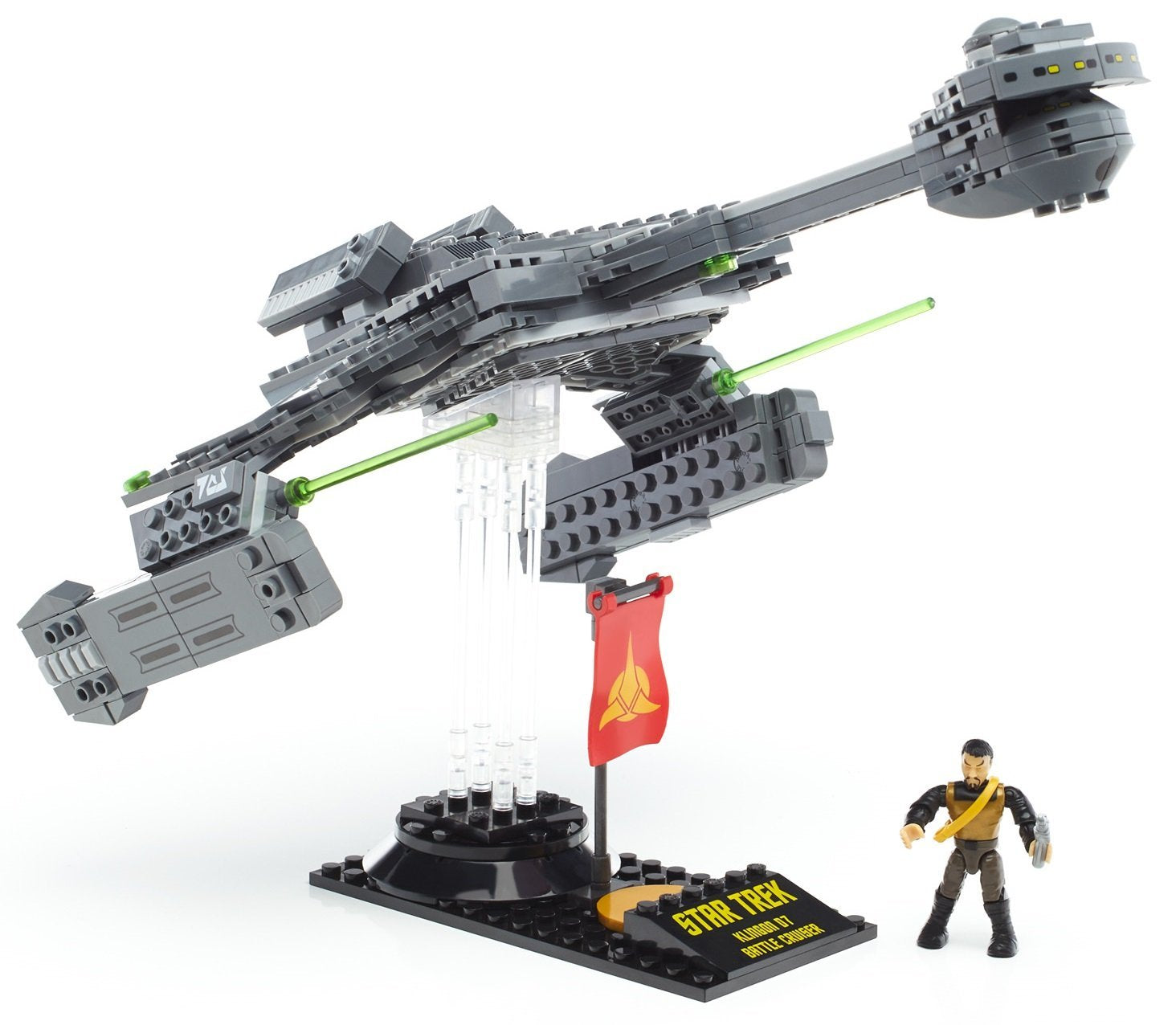 Mega Bloks Star Trek Klingon D7 Battle Cruiser Collector Construction Set