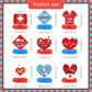 9PCS Nurse Week Table Decorations Nurse Week Decorations Nurse Honeycomb Centerpieces Nurse Party Decorations Happy Nurses Week Decorations Nurse