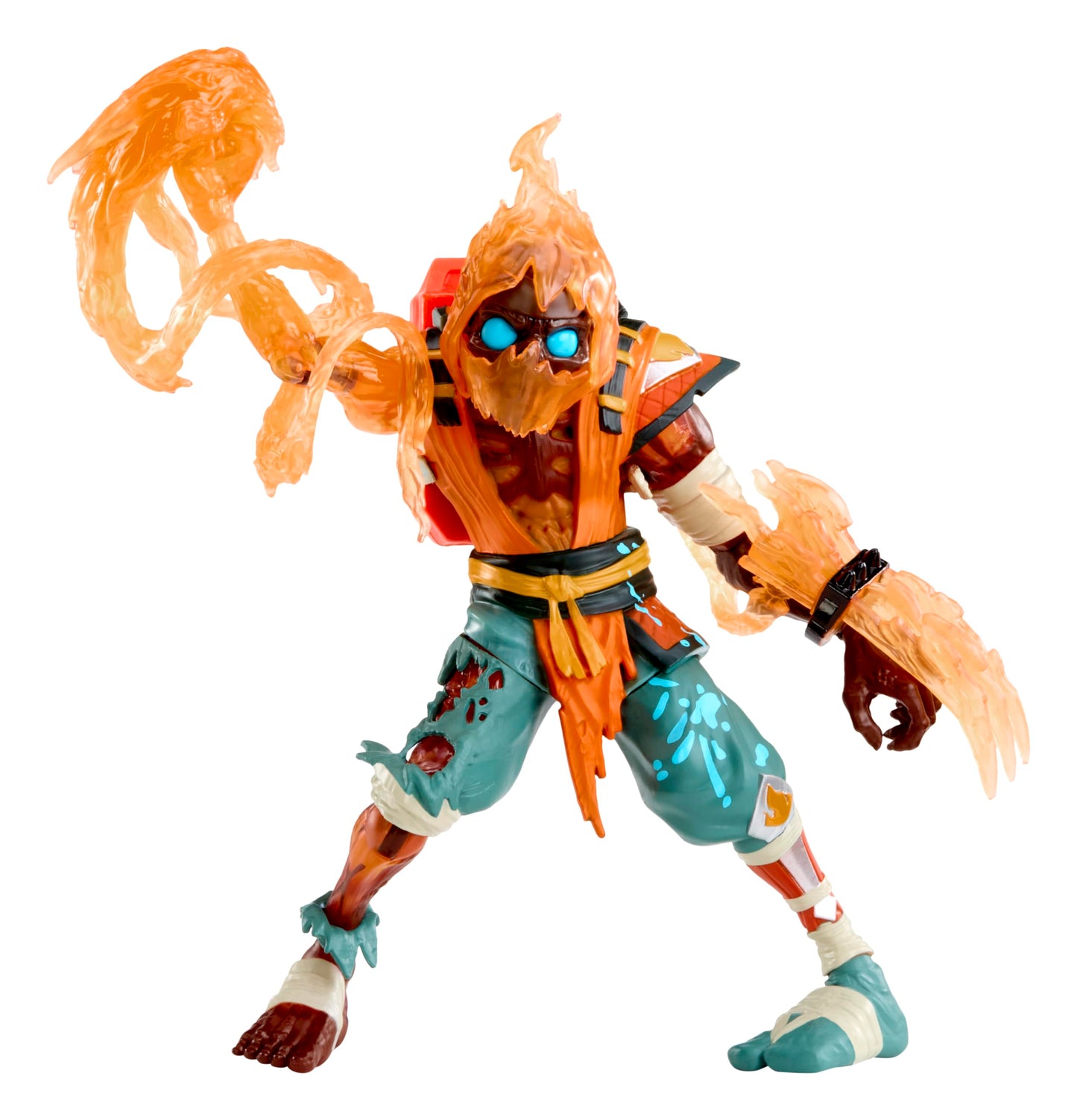 Ninjombie Action Figure - Scorchstrike, Boys Action Ninja Zombie Slime Monster Action Figure, Ages 6 +