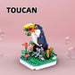 Apostrophe Games Majestic Birds Model Building Block Kit - 900 Pieces - Six Unique Bird Models for Kids and Adults