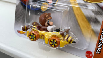 Hot Wheels Mario Kart Tanooki with Bumble V Mattel 2022, GBG25-HDB31