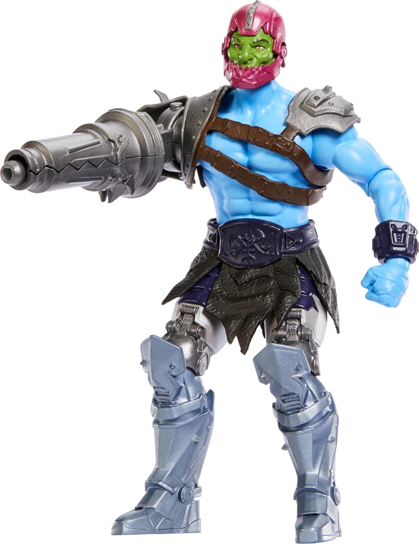 Masters of the Universe Feature Action Figure Cannon Transform Trap Jaw, Twist & Release Move, 5.5 Inch, 2026 Movie Accurate Villain Toy