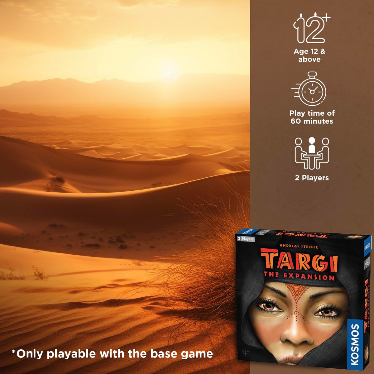 Kosmos Targi Expansion | Two-Player Strategy Board Game
