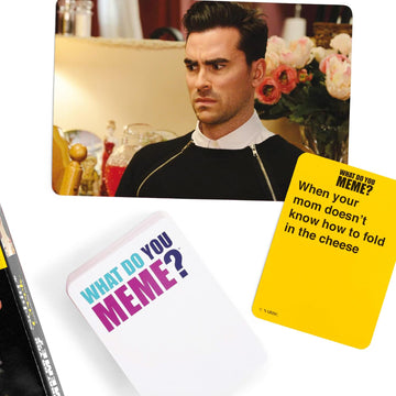 What Do You Meme? Schitt's Creek Expansion Pack - Schitt's Creek Expansion Pack with Caption Cards and Photo Cards | What Do You Meme Game Night