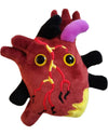 GIANTmicrobes Heart Disease Plush, Get Well Soon Stuffed Animal, Heart Surgery Recovery Gifts, Chronic Illness Essentials, Cardiology Gift, Heart