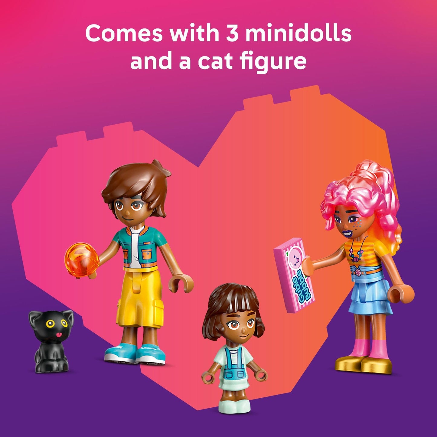 LEGO Friends Heartlake City Candy Store Building Toy - Pretend Playset for Kids, Girls & Boys, Ages 6+ - Gift for Birthdays - W/ 2 Minidolls,