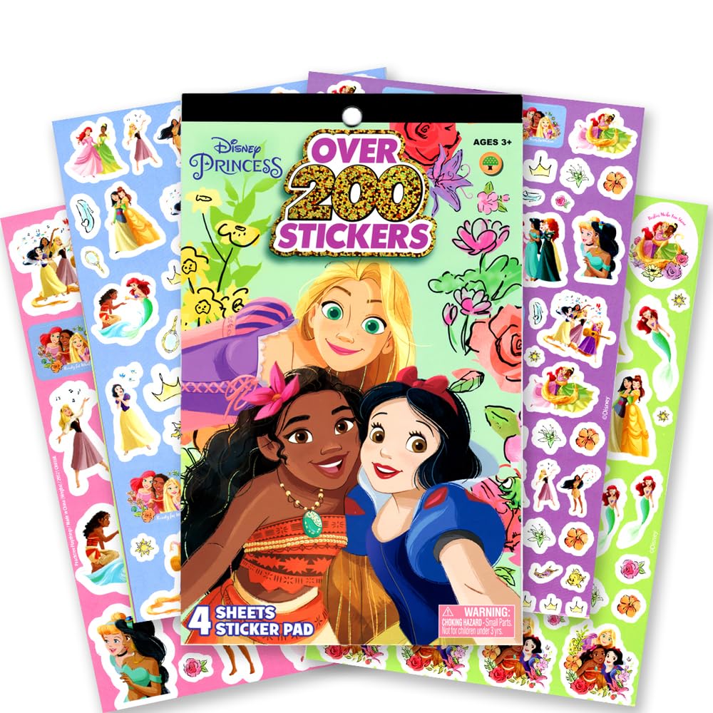 Disney Princess Coloring and Activity Book Bundle with Imagine Ink Coloring Book, Stickers and More