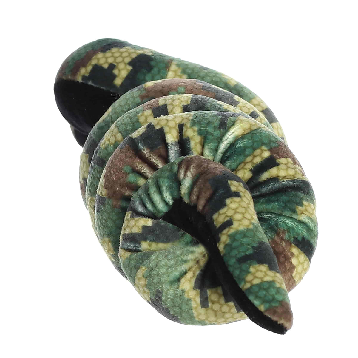 Aurora Wrist Wranglers Stealthy Pixel Snake Playful Stuffed Animal