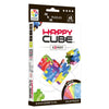 HAPPY HCE300 Expert Cardboard Box 3D Puzzle, Pack of 6, 6 Marble Colours = Blue, Green, Yellow, Fuchia, Red and Purple, 1 12 x 9 x 0,8 cm (Würfel 4