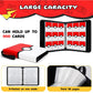 Card Binder 9 Pocket, 900 Pockets Extra Large Trading Card Binder with Zipper, PU Leather Waterproof Card Album Holder, 3-Ring Collectible Card Book
