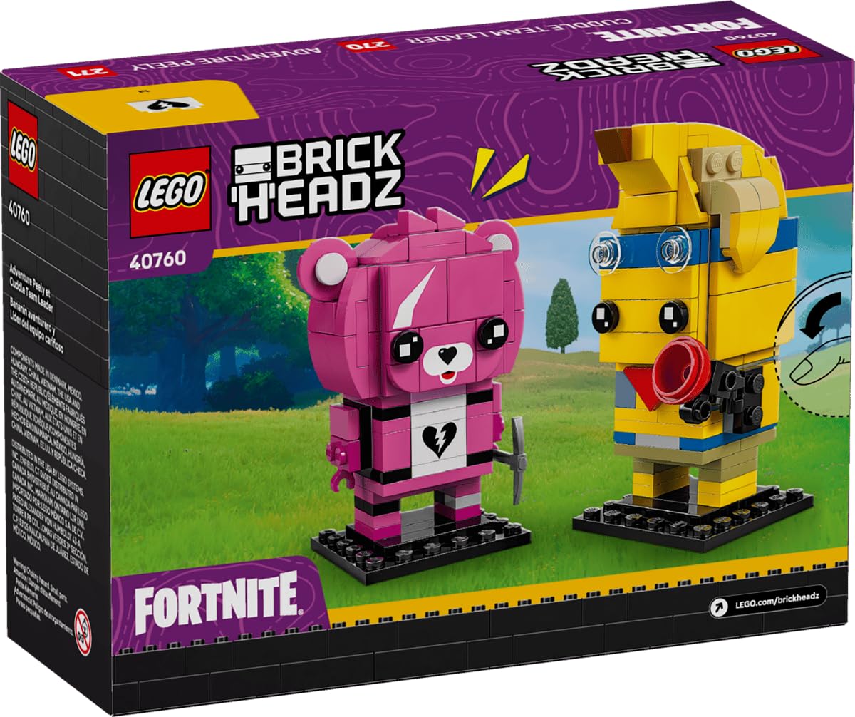 LEGO Fortnite BrickHeadz Adventure Peely & Cuddle Team Leader 40760
