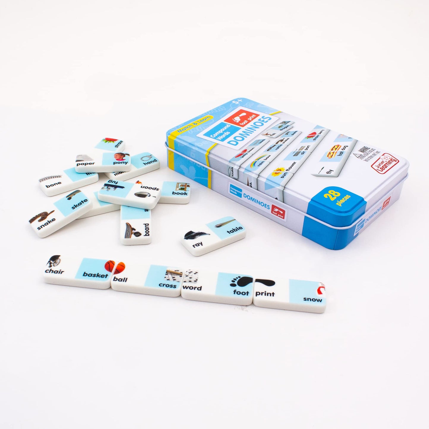 Junior Learning Compound Words Dominoes Language Arts