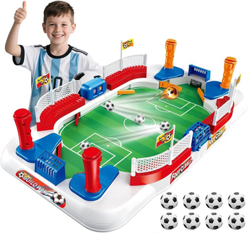 Mini Foosball Table Soccer Board Games for Kids&Adults Indoor Tabletop Football Toys Pinball Machine Family Game & Birthday Christmas Soccer Gifts