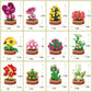12 Pack Flowers Succulent Party Favors for Kids Building Set, 1001 Pcs Botanical Bonsai DIY Creative Mini Building Blocks for Kids, Artistic Floral