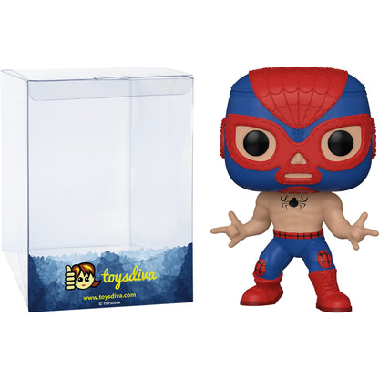 El Arachno (Spid e r-M a n ): Fun ko P o p ! Vinyl Figurine Bundle with 1 Compatible 'ToysDiva' Graphic Protector (706-53862 - B)