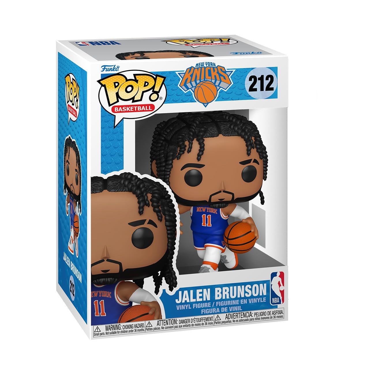 Funko Pop! NBA: New York Knicks - Jalen Brunson - NBA Players - Collectable Vinyl Figure - Gift Idea - Official Merchandise - Toys for Kids & Adults