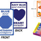 Creanoso English Spanish Educational Colors and Shapes Flash Cards (2-Deck) - Party Theme Gifts Ideas for Birthday Party Supply for Kids - Fun Game