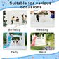 Inflatable White Bounce House for Kids, 12X12FT PVC Inflatable Jumping Castle for Party with 950w Air Blower, Durable and Easy to Set up, for Wedding