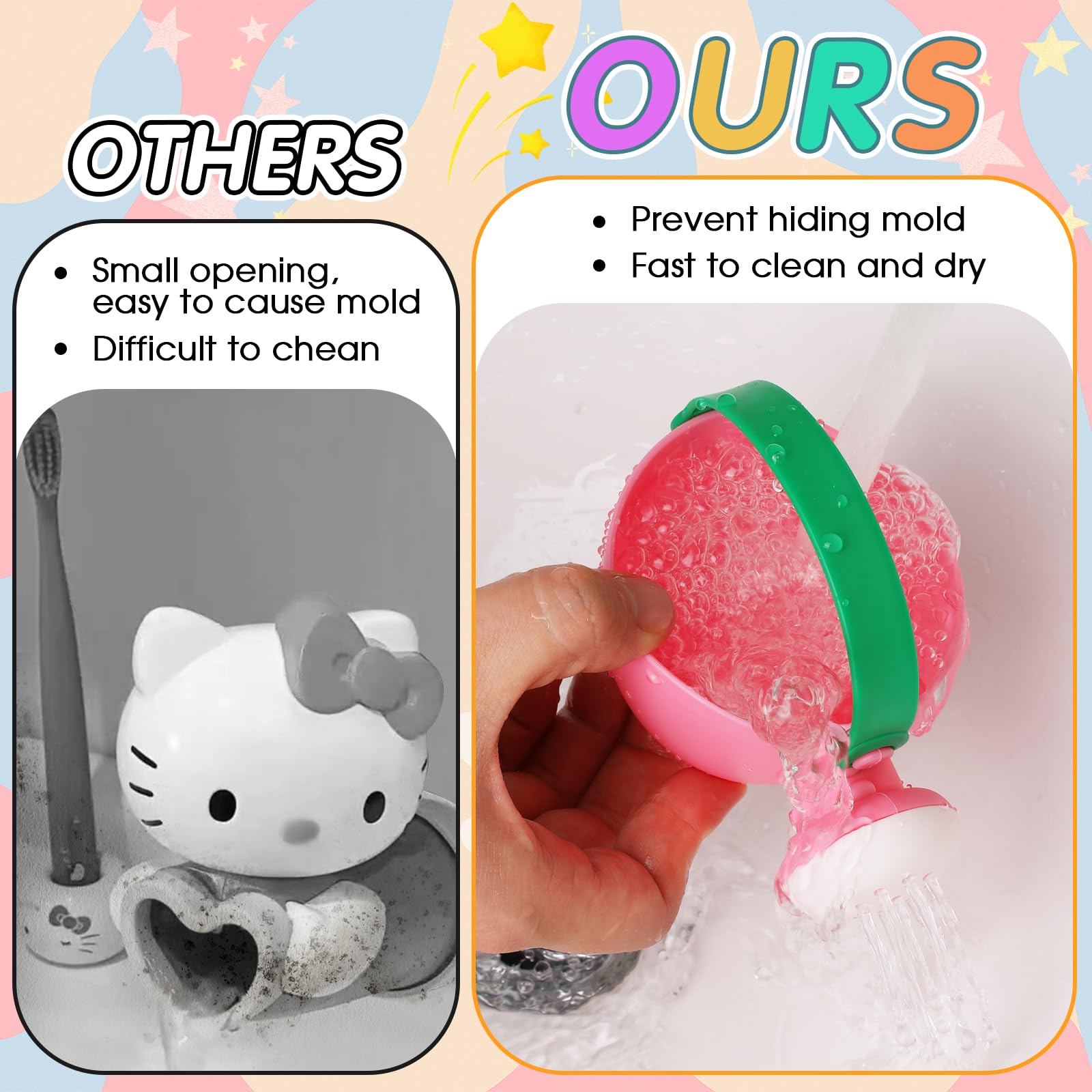 Oukitoymer Baby Bath Toy, Kids Watering Can Bathing Spoons Windmill Water Toys Set of 3, Fun Interactive Water Bathtub Toy, Beach Shower Swimming Pool