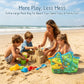 SupMLC Mesh Extra Large Beach Bags and Totes - Holds Toys, Towels, Sand Away - For Children's Toys, Market, Grocery, Picnic