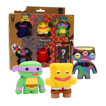 Fuggler Series 2 Collectible 6-Pack Window Box Creepy Funny Plush Figures Including Rare Hidden Surprise Character Paramount Crossovers (Assortment
