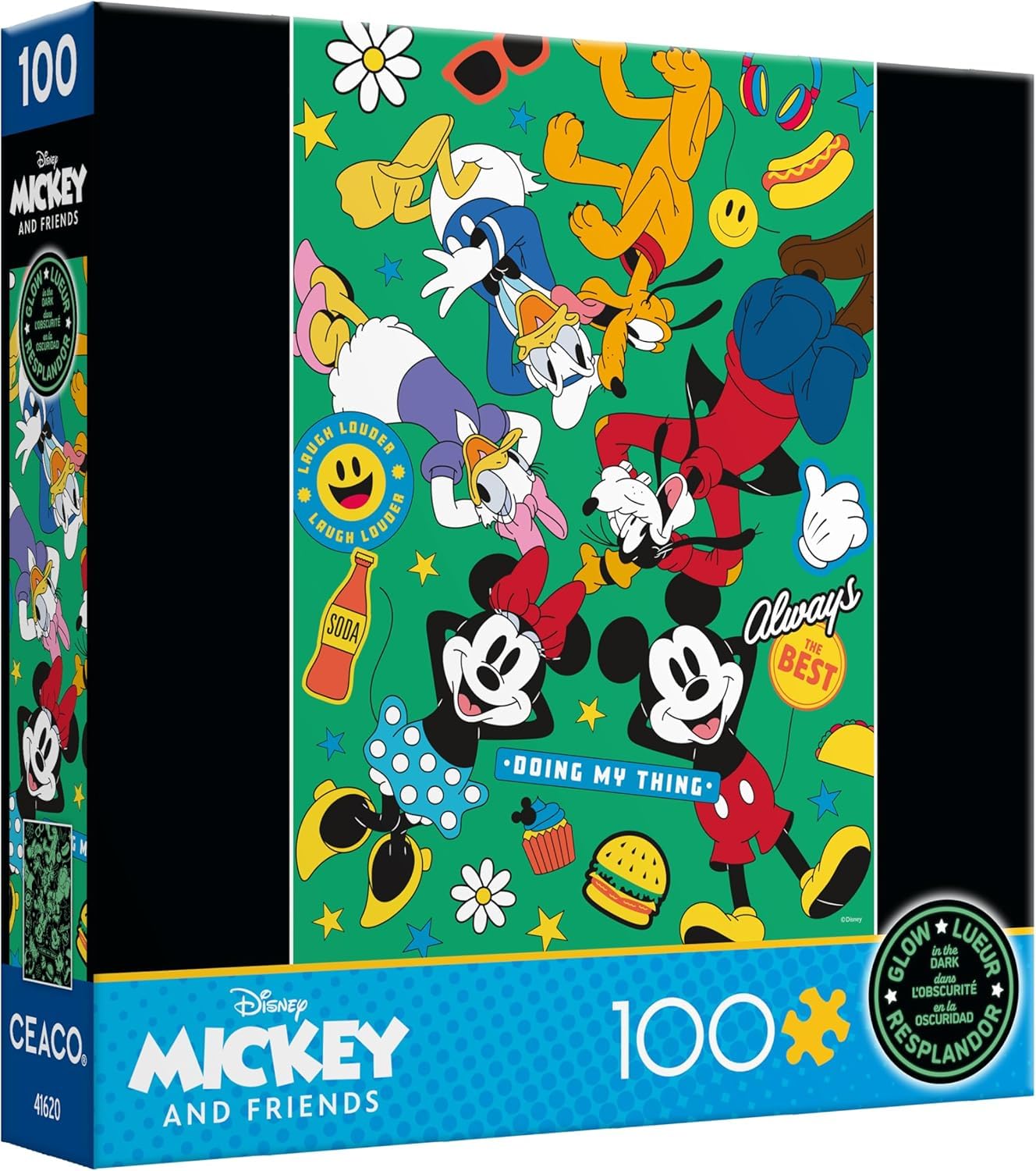 Ceaco - Disney Mickey and Friends - 100 Piece Puzzle for Kids Ages 6-8