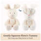 GUND Baby Peek-a-Boo Flora 7-Inch Bunny Squeeze-Activated Plush Toy