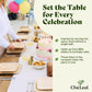 Chic Leaf Palm Leaf Plates - 6 in Round, 50 Pack, Compostable
